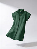 Birdie Dress Green