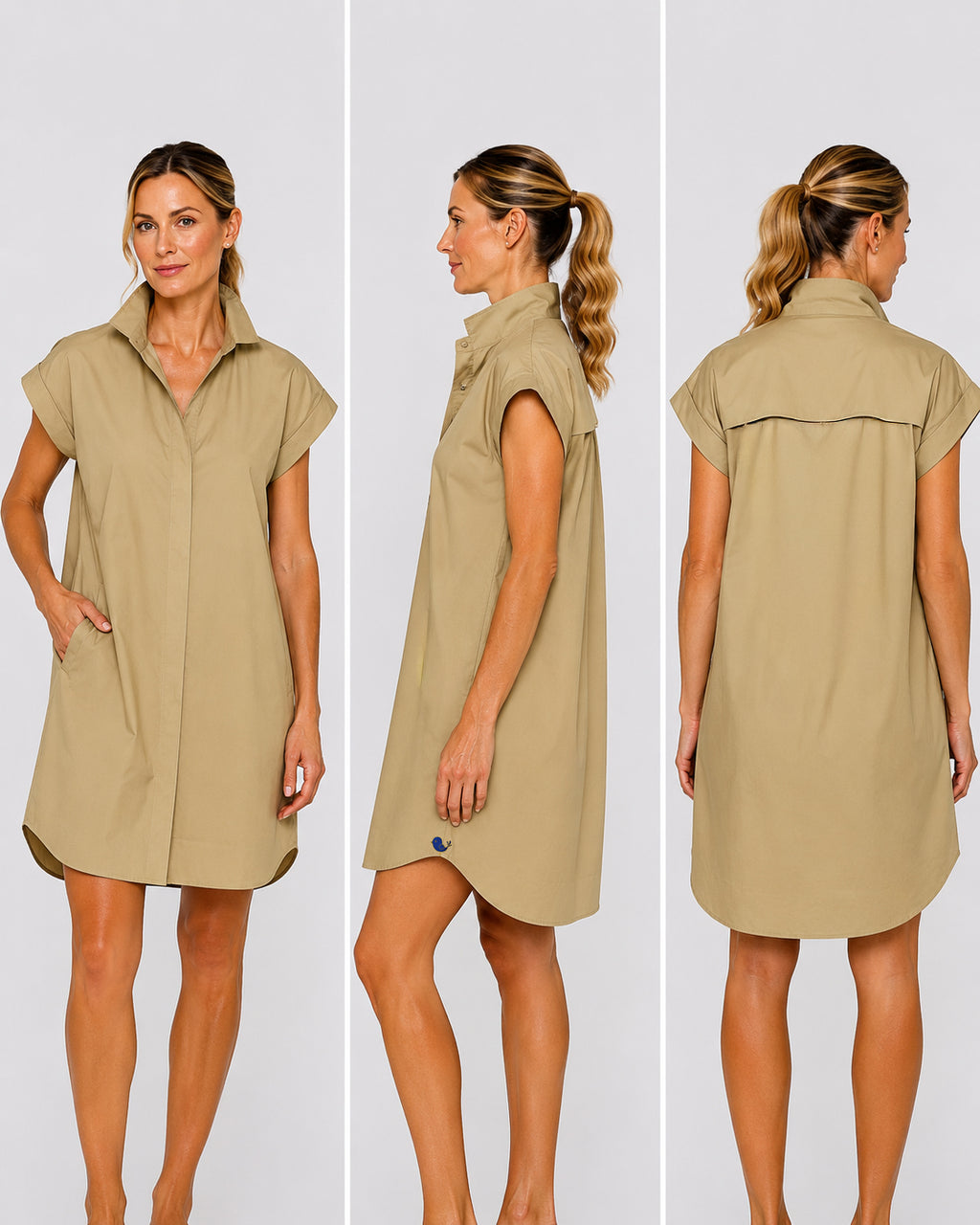 Birdie Dress Khaki