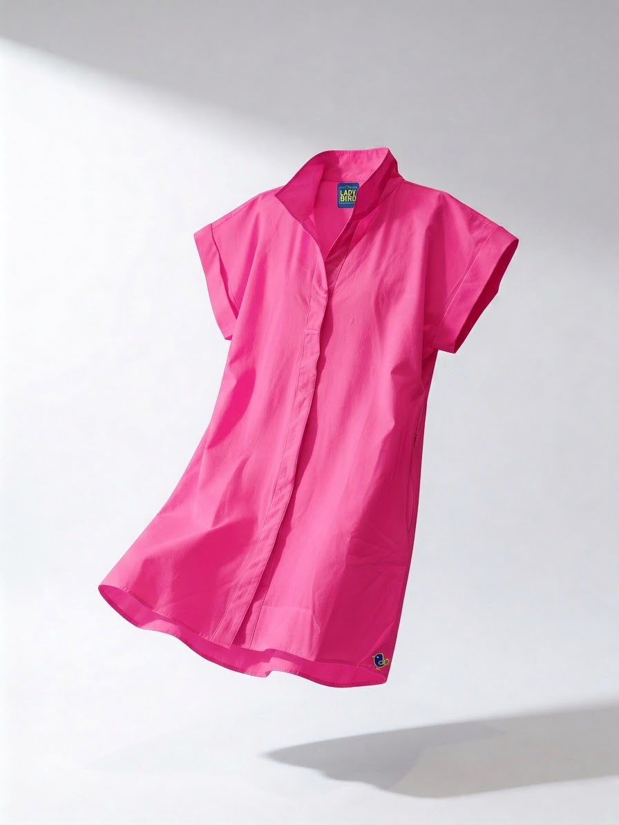 Birdie Dress - Hot Pink
