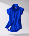 Birdie Shirt in Cobalt - front