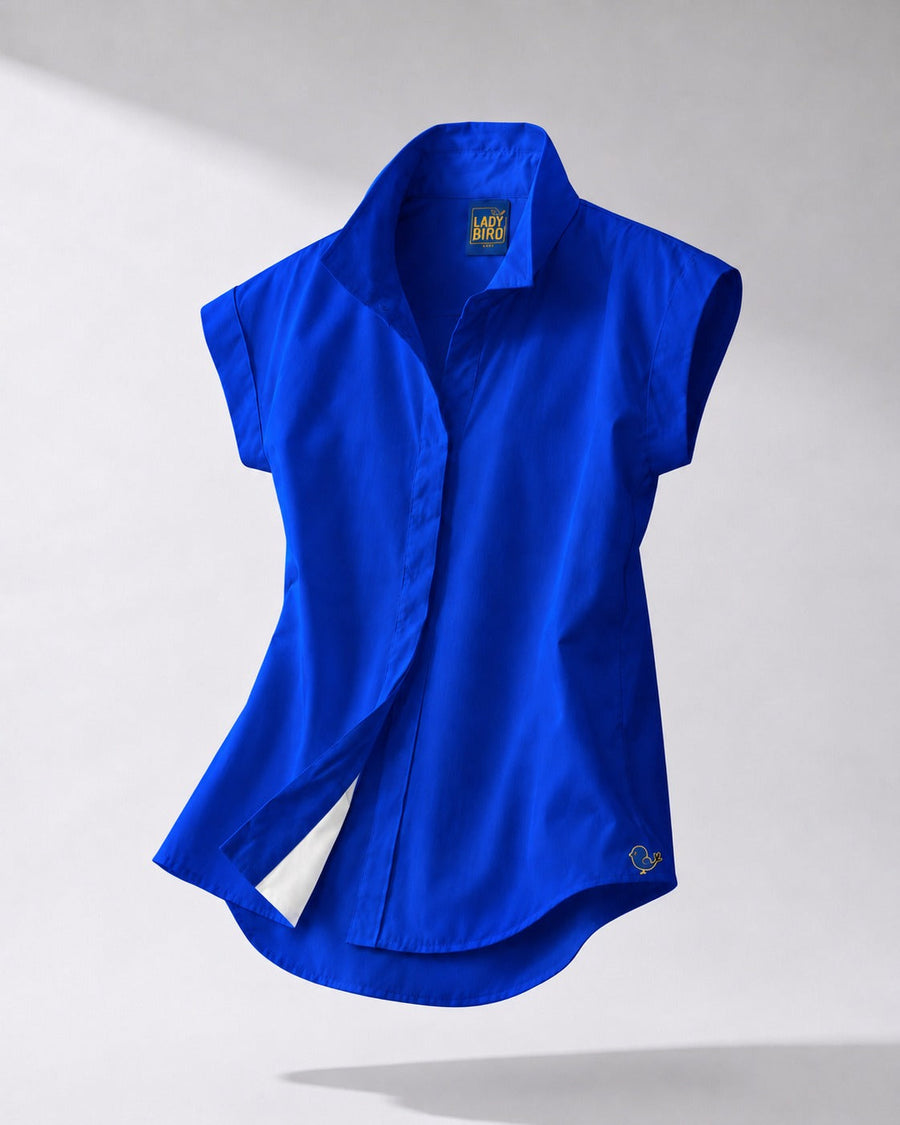 Birdie Shirt - Cobalt