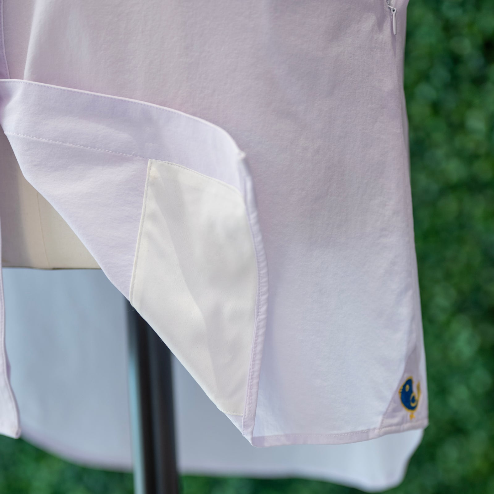 Built in lens cloth