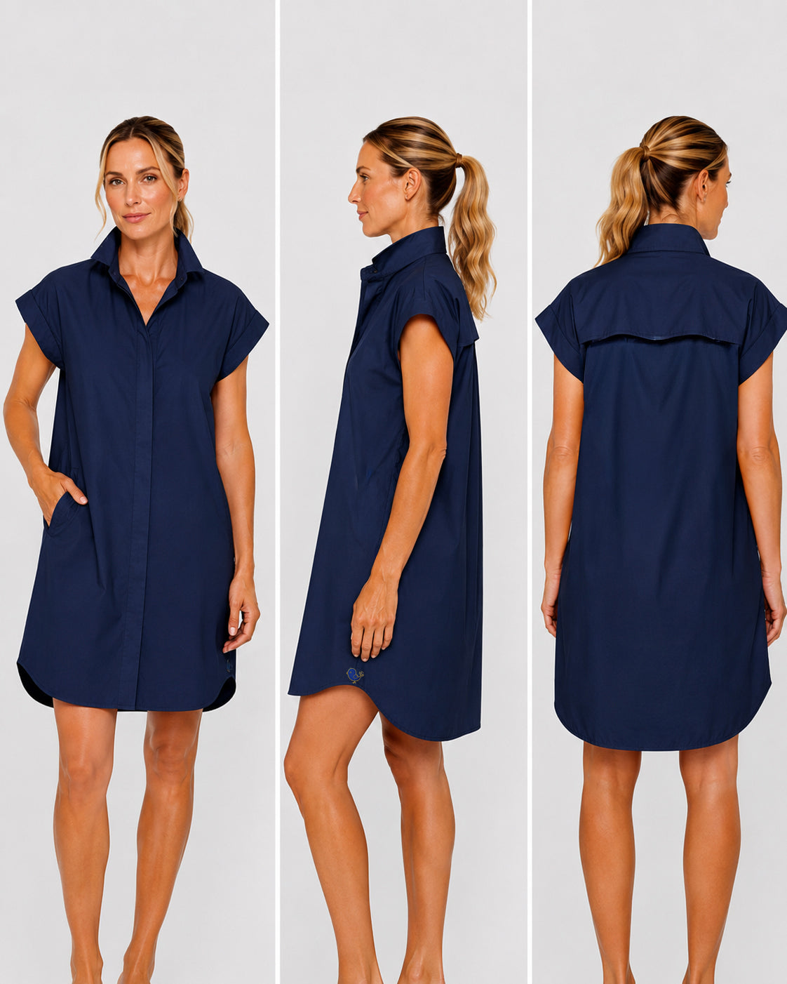 Birdie Dress Navy