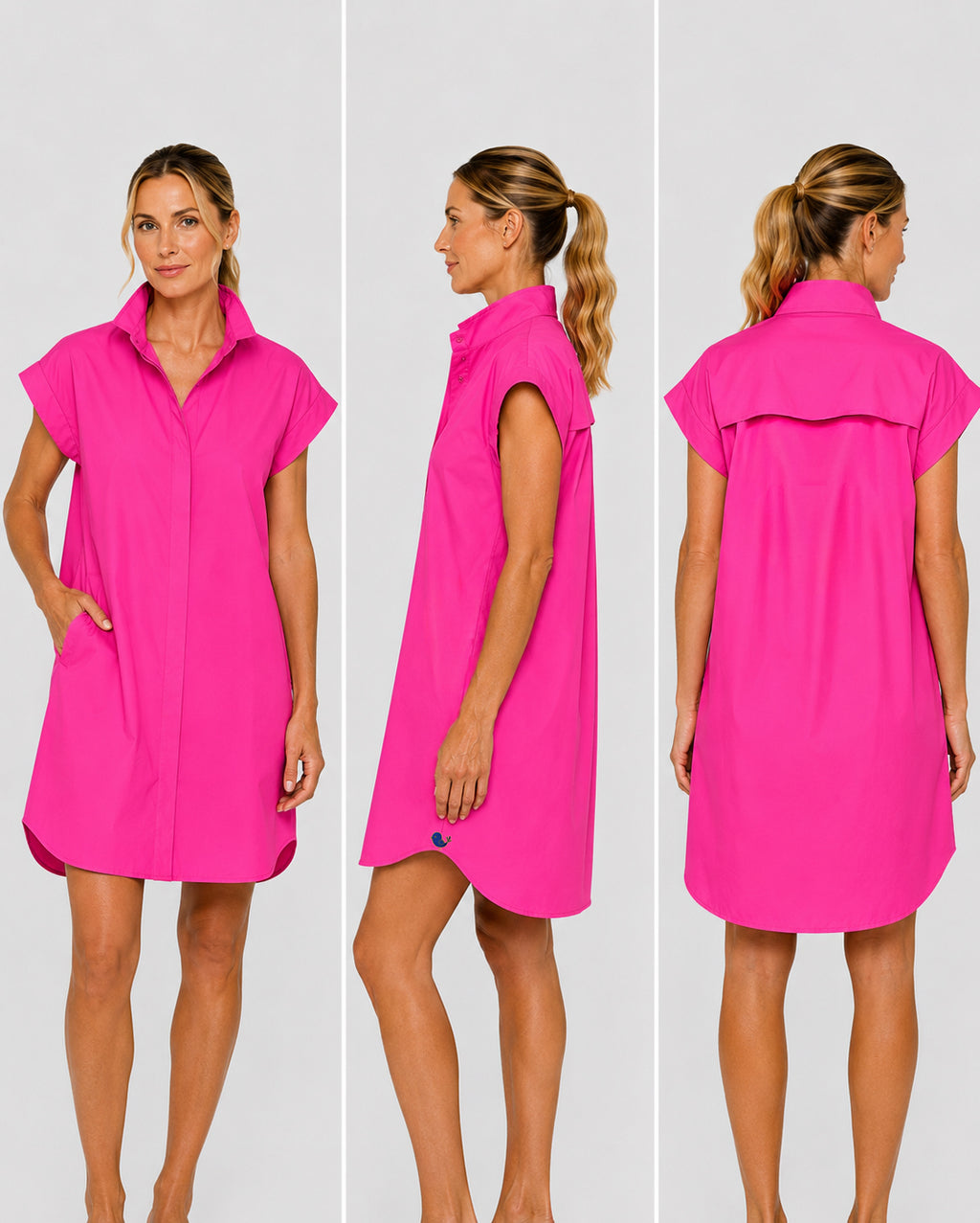 Birdie Dress Hot Pink