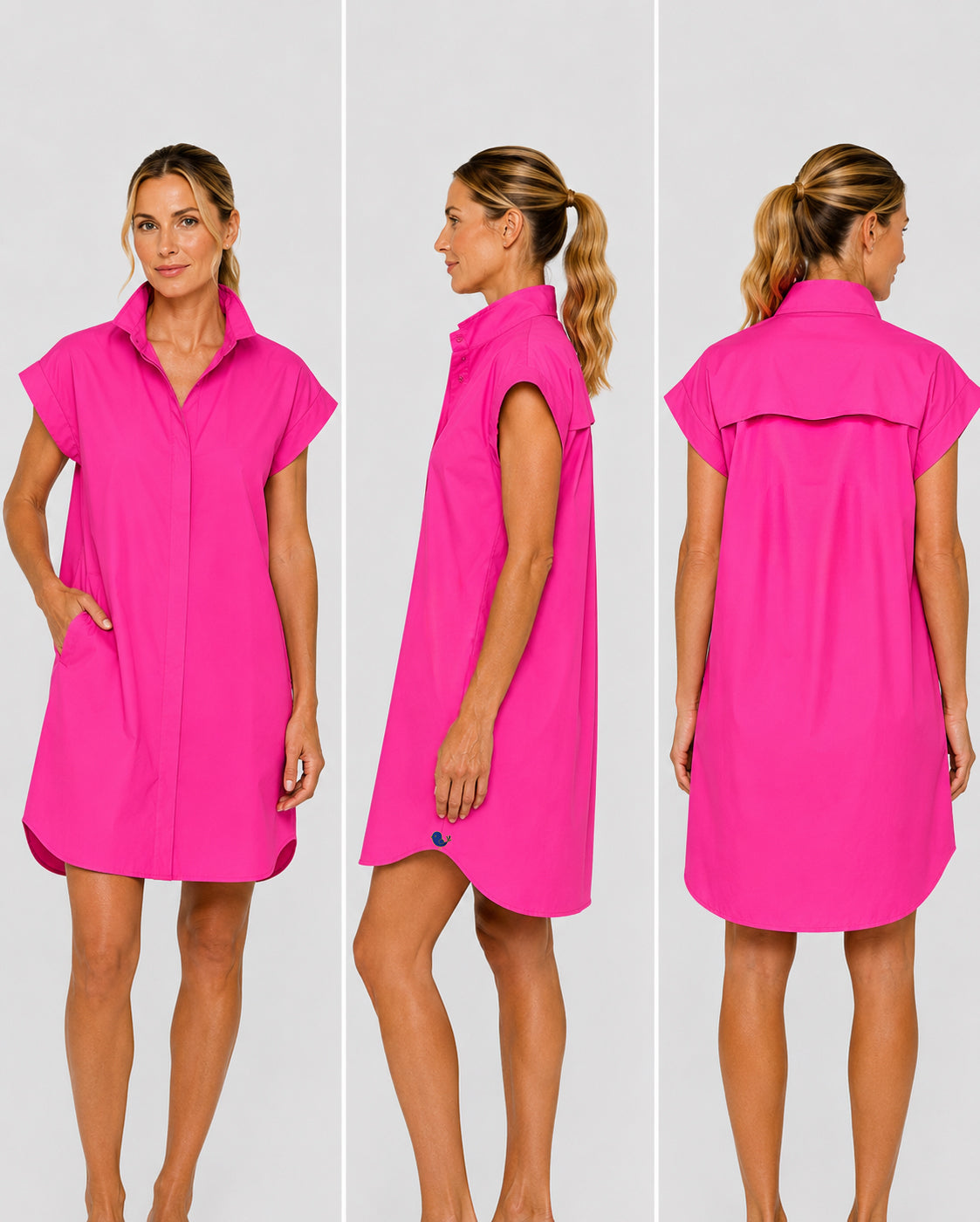 Birdie Dress Hot Pink