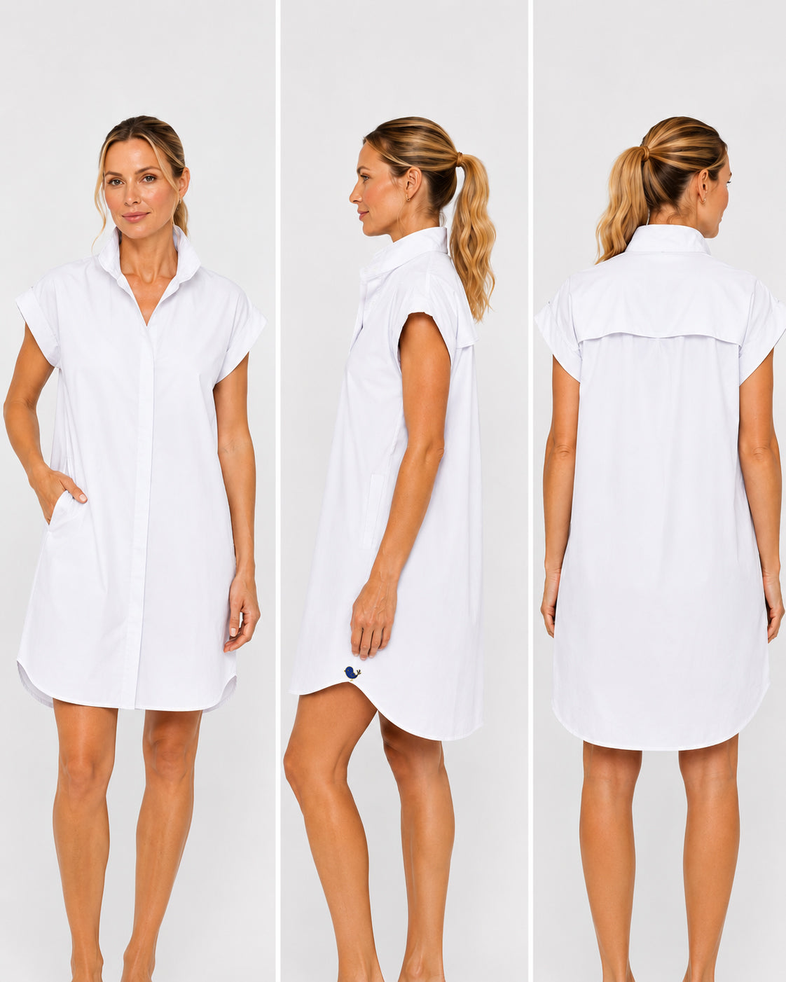 Birdie Dress White